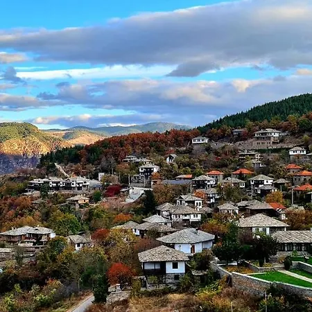 панорама хаус и еко къщи дървена и землянка Villa Leshten