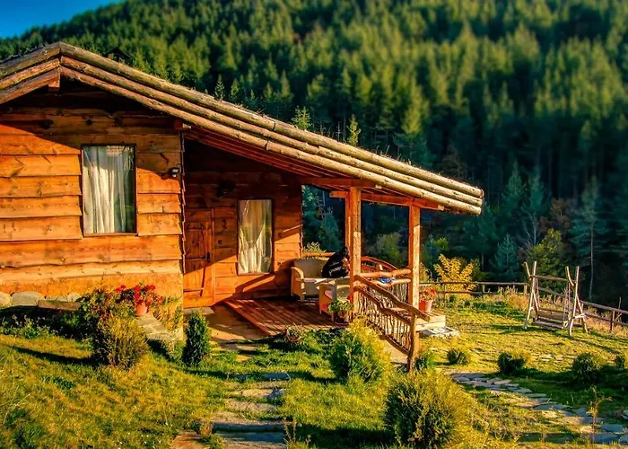 Villa панорама хаус и еко къщи дървена и землянка